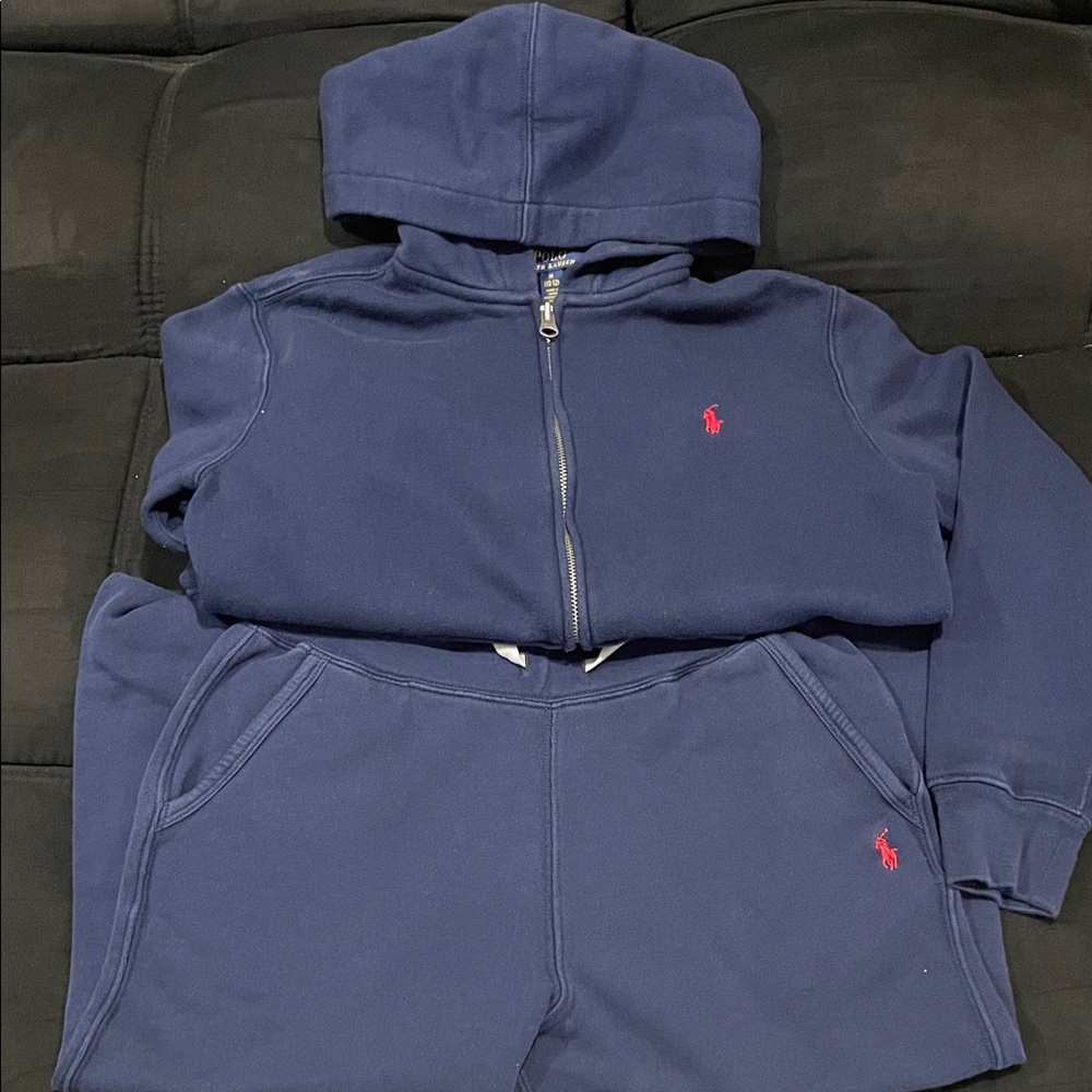 Polo by Ralph Lauren Kids Dark Blue Hoodie Set